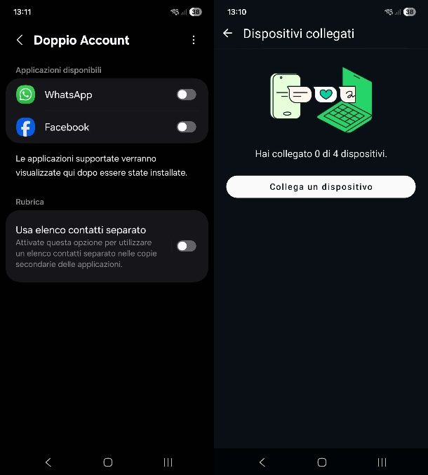 Come avere due account WhatsApp Business