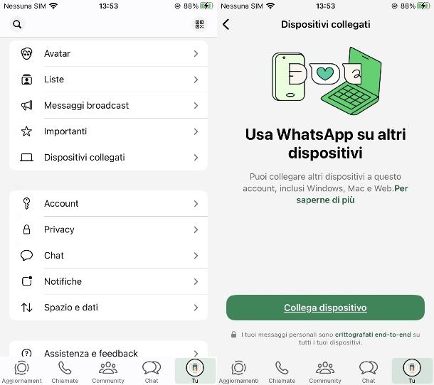 Come avere due account WhatsApp su iPhone