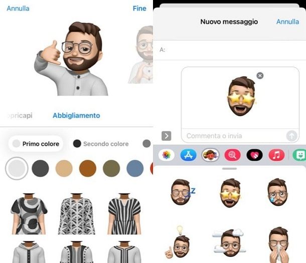 utilizzare memoji iphone