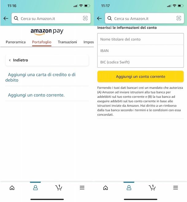 три предпазител печат Come funziona il pagamento su Amazon | Salvatore Aranzulla