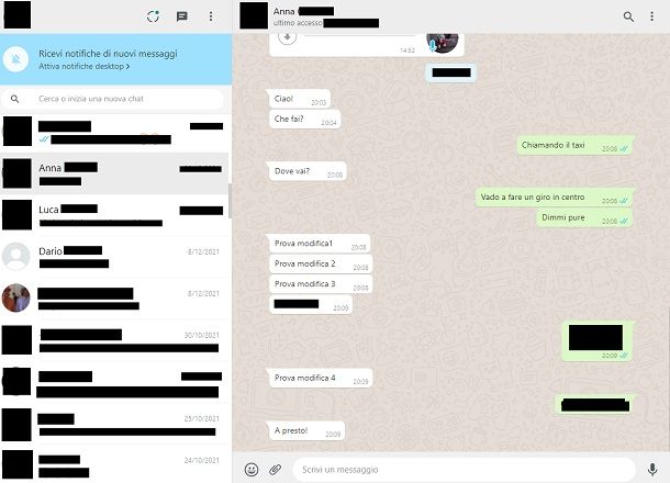 creare chat falsa whatsapp online