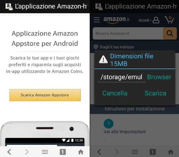 download amazon app store su Brondi Amico