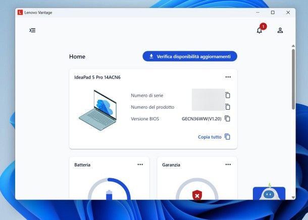 Come vedere il modello del PC Lenovo