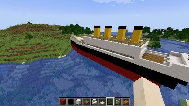 Titanic su Minecraft