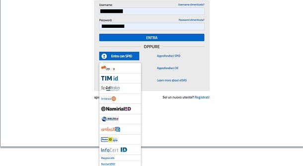 accesso con spid