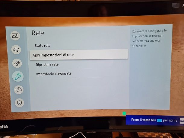 Impostazioni rete Samsung