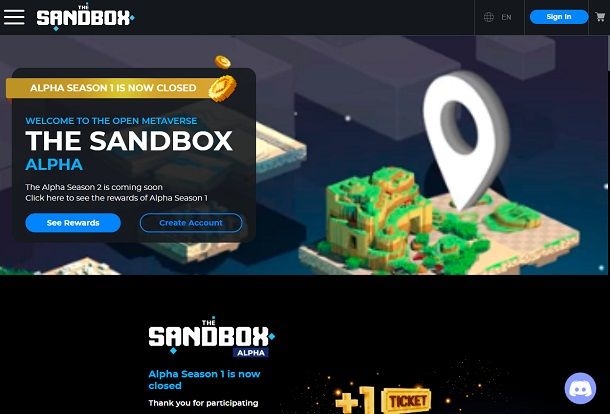 come accedere a sandbox