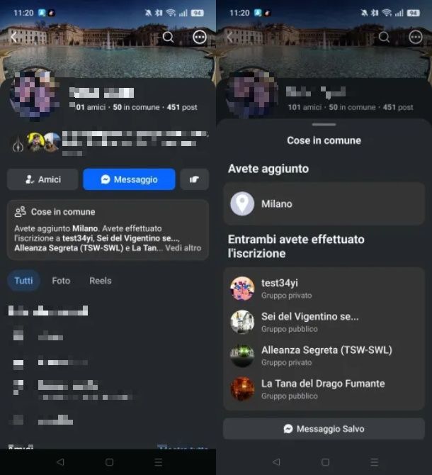 Come vedere i mi piace su Facebook di un’altra persona