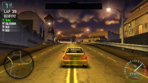 need for speed carbon psp