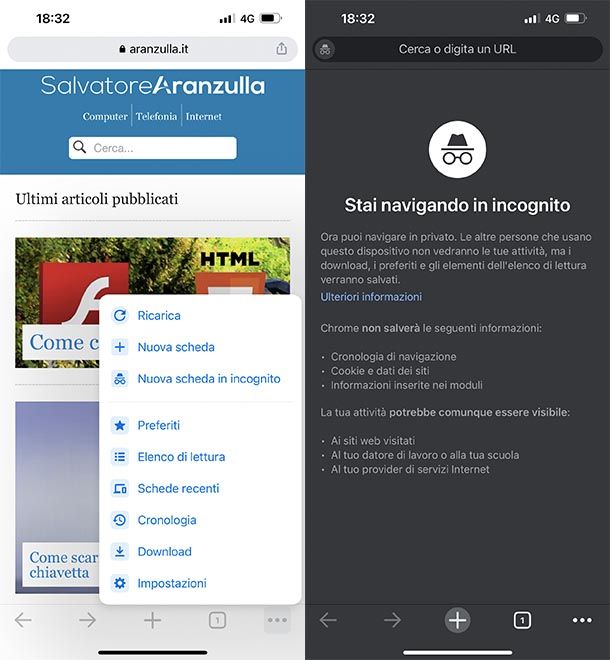 chrome incognito