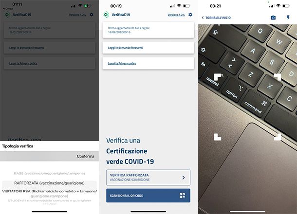 verifica c19 green pass