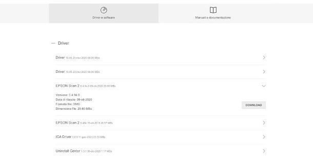 download epson scan da sito