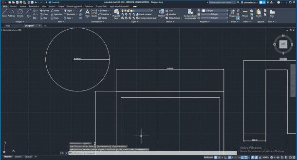 Quotatura disegno su AutoCAD