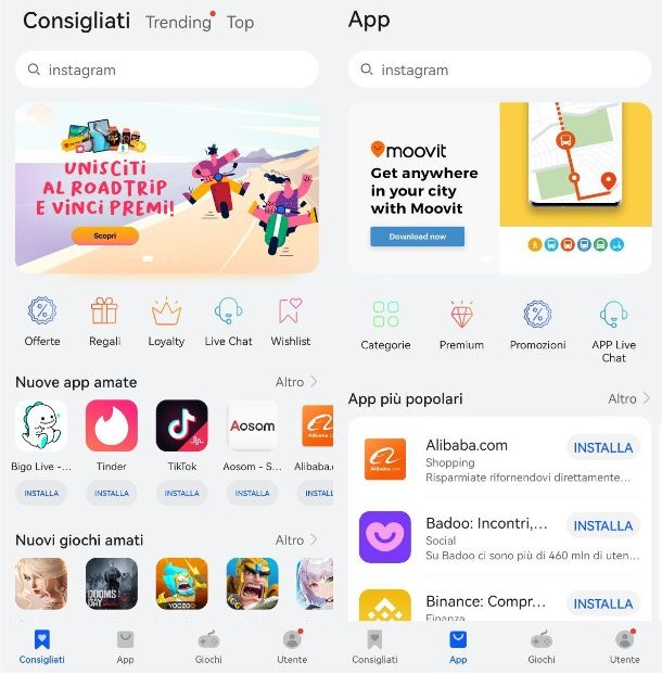 Come installare app HUAWEI