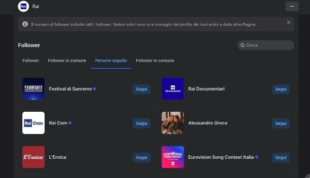 Come vedere mi piace di una pagina Facebook
