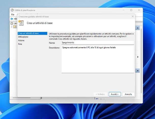 Come spegnere il PC a una certa ora
