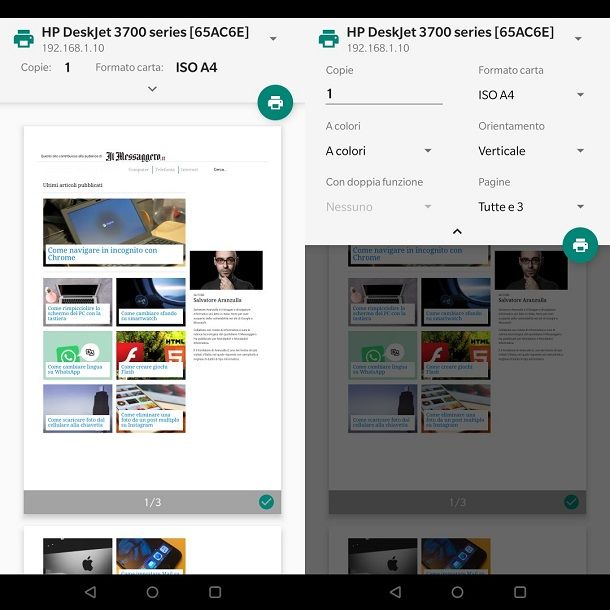 stampa a colori android