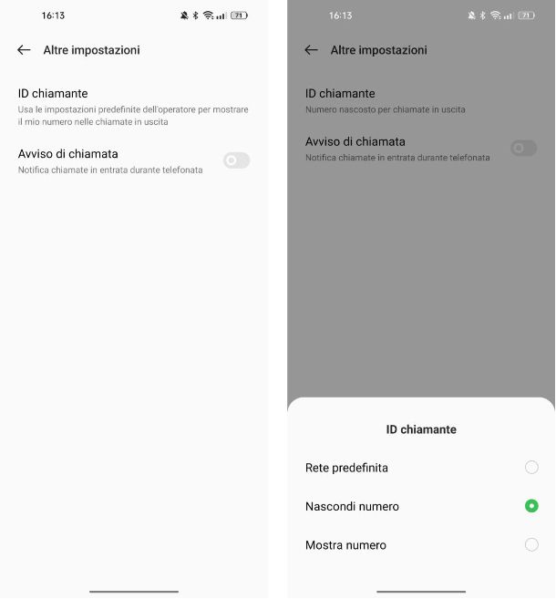 Come fare il numero privato su Android