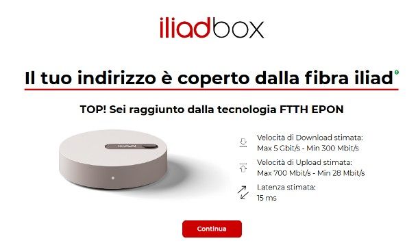 Come verificare velocit&agrave; fibra