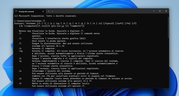 Come spegnere il PC a una certa ora