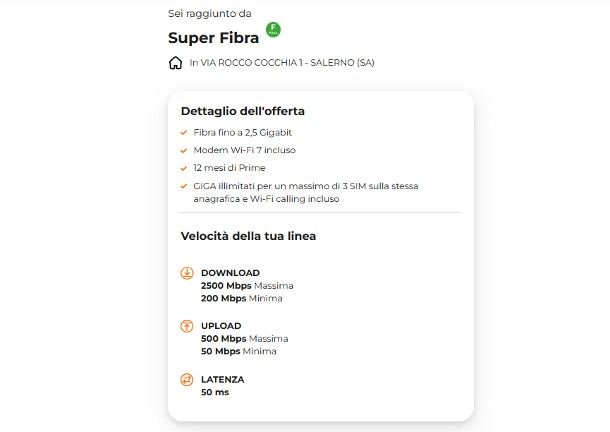 Come verificare velocit&agrave; fibra WINDTRE