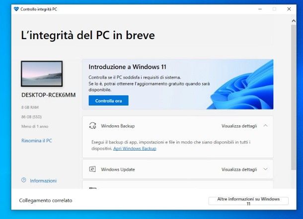 Come passare da Windows 10 a Windows 11: Assistente all'installazione