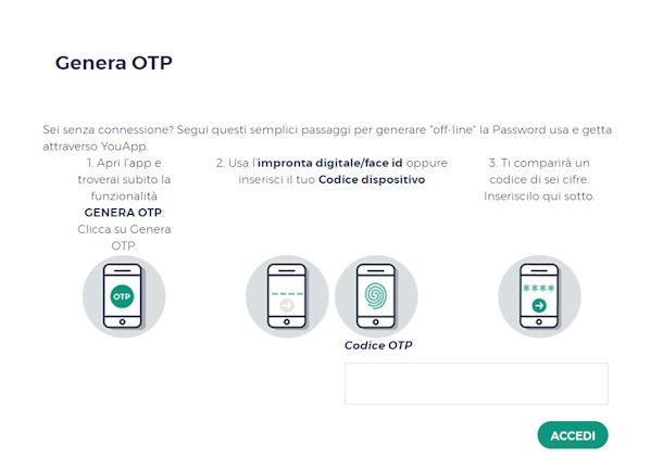 Genera token OTP BPM