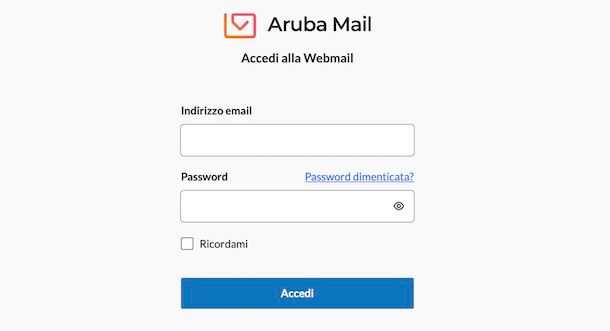 Webmail Aruba