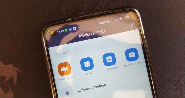 Zoom app Android