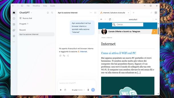 Come cliccare sul PC con l'IA ChatGPT Work