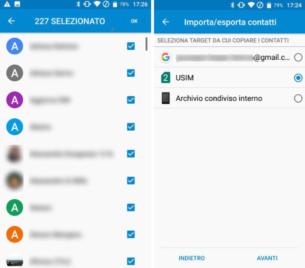 Come passare i numeri dal telefono alla SIM su Android