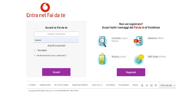 Come bloccare SMS pubblicitari Vodafone