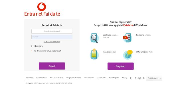 Come bloccare SMS pubblicitari Vodafone