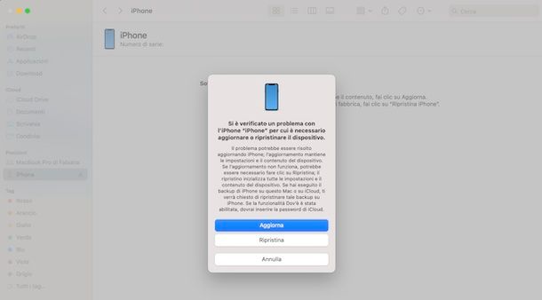 Come resettare il telefono