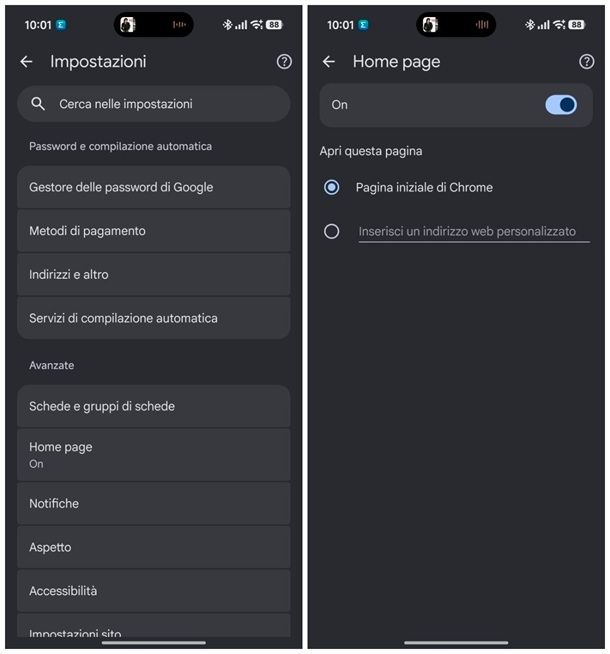 Come riconfigurare la pagina iniziale di Google Chrome