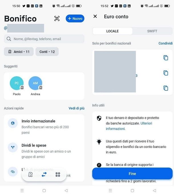 bonifico revolut