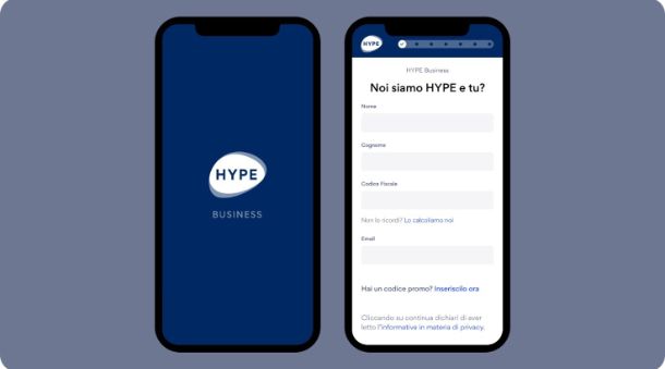 Come aprire un conto HYPE Business