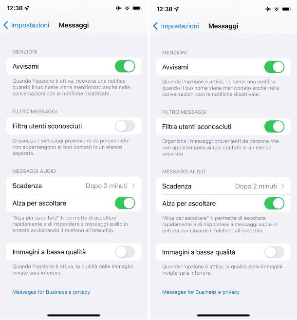 Come bloccare SMS pubblicitari su iPhone