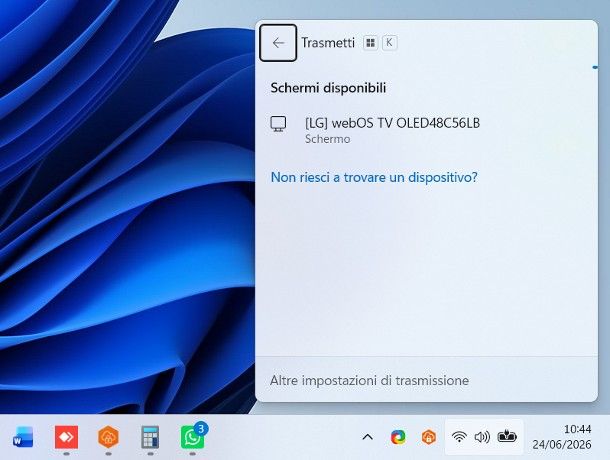 Come trasmettere da PC a TV wireless