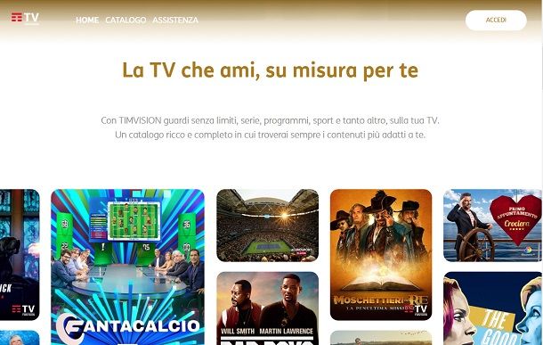 timvision sito ufficiale