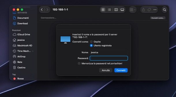 Come accedere all'hard disk collegato al router