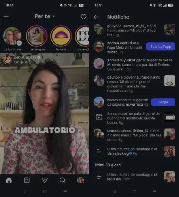 Come vedere le attivit&agrave; di una persona su Instagram