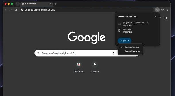 Come trasmettere da PC a TV