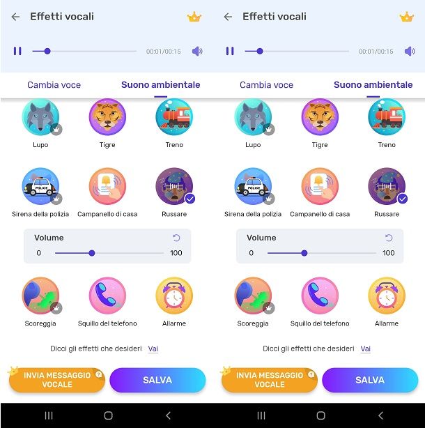 Cambiare voce in tempo reale su Android