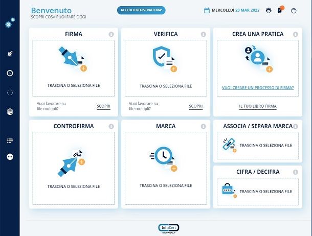 Utilizzare il software GoSign per aprire e verificare i file in formato XML.P7M