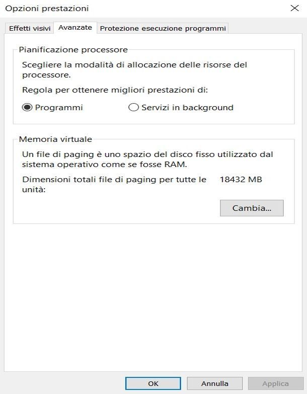 file paging Windows 10
