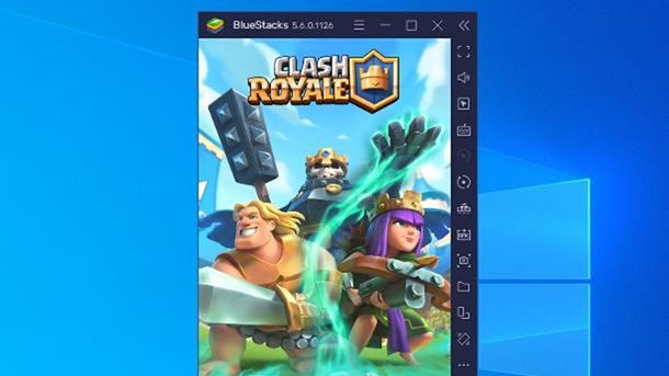 Giocare a Clash Royale con BlueStacks Windows