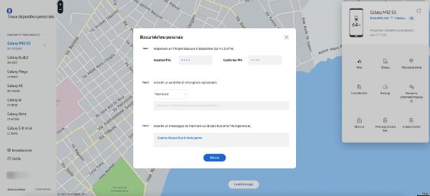 Come bloccare un cellulare smarrito Samsung