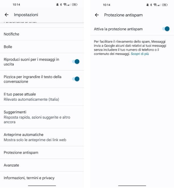 Come bloccare SMS pubblicitari su Android