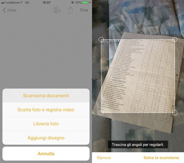 App per scanner documenti